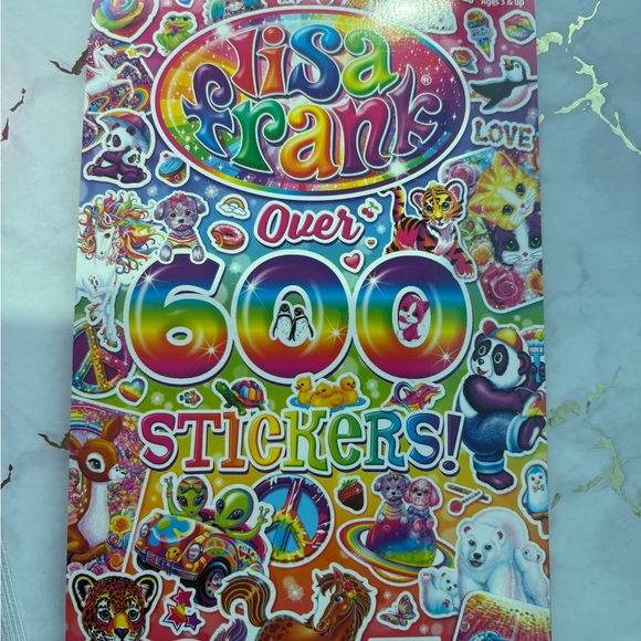 Lisa Frank Sticker Book with Over 600 Stickers - Picture 1 of 4